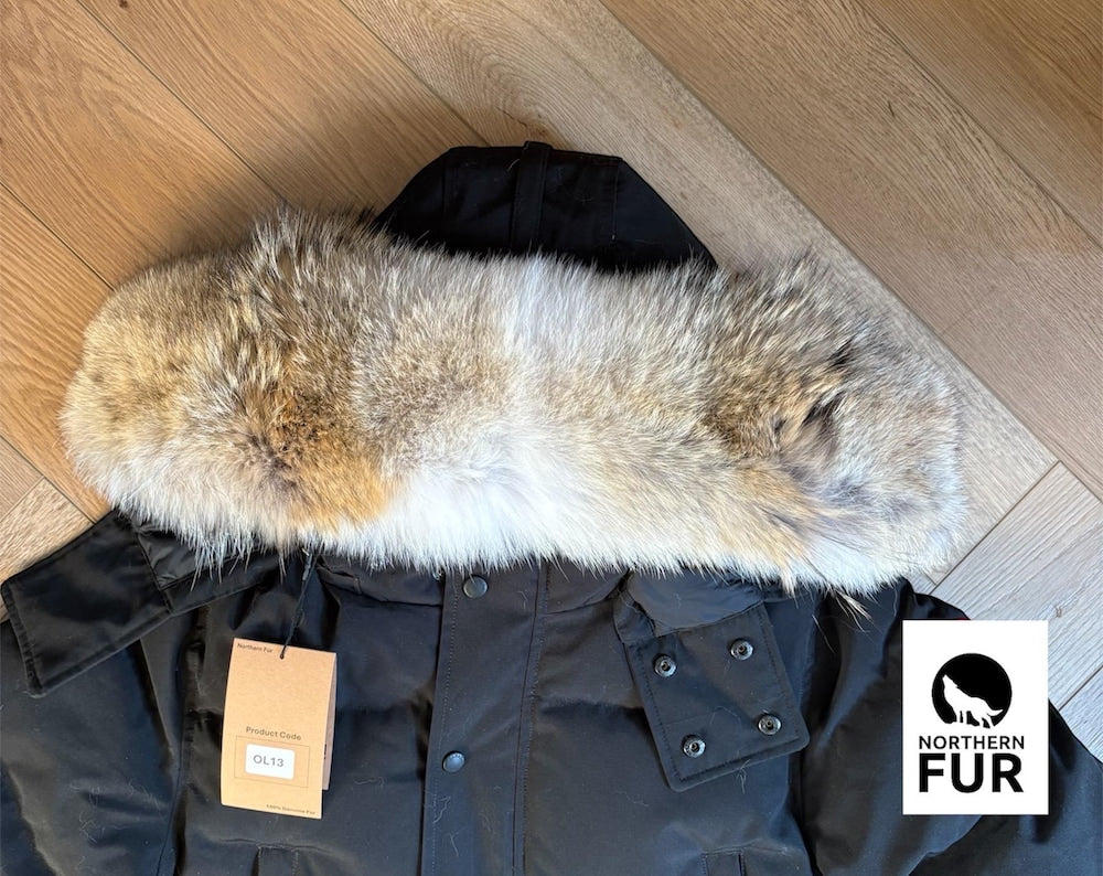 Canada Goose Fur (Heritage) Replacement Coyote Fur Trim 51cm (LUXURY VERSION)